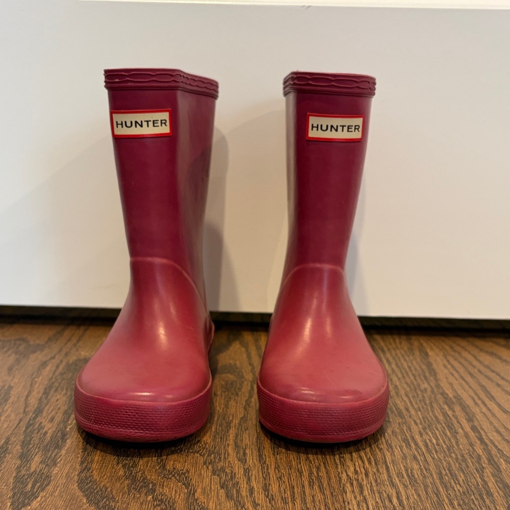 Kids Hunter Waterproof Rain Boots size UK8/US9
